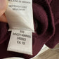 Nordstrom Men's Shop 100% Merino Wool Burgundy Red Sweater Pullover XL