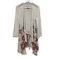 Johnny Was Nova Cascade Cardigan Waterfall Drape Open Front Jacket Embroidered Small