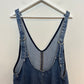 Free People We The Free High Roller Jumpsuit Denim Overalls Barrel Harem XS