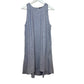 Theory Adlerdale Linen Blend Shift Dress Light Blue Sleeveless 8