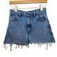 Vintage Rustler Cut Off Denim Shorts Raw Edge Hem High Rise 27