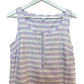 Southern Tide Corrine Striped Purple White Shift Dress Sleevless Cotton Small