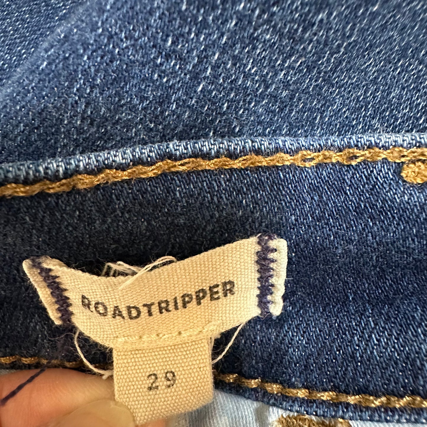 Madewell Roadtripper 10" High-Rise Skinny Jeans Dark Wash Stretch 29