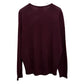 Nordstrom Men's Shop 100% Merino Wool Burgundy Red Sweater Pullover XL