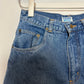 Vintage 90s Pacific Scene Long Denim Shorts Jean High Rise Bermuda Cotton 29