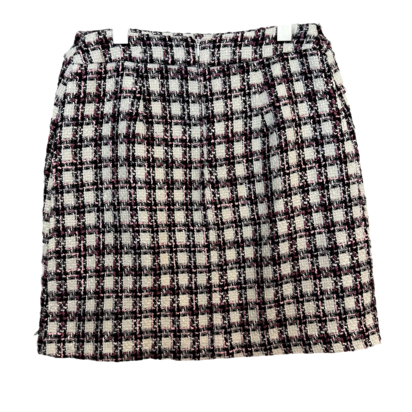 Maison d'Amelie Tweed Skirt Plaid Pink Black Preppy Twee A-Line Short 4