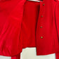 Brooks Brothers Blazer Jacket and Matching Vest Set Red Wool Silk Italy 8