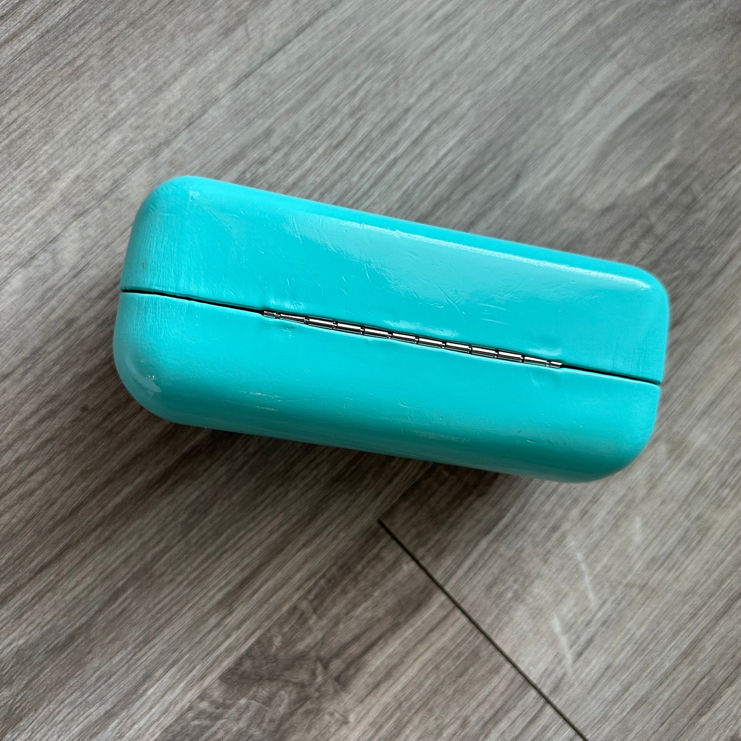 Tiffany & Co Sunglasses Case Hard Shell Hardcase Clamshell Blue