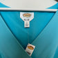 NWT Vintage Talbots Silk Blouse Y2K Blue Sleeveless Tank Top Blouse 4