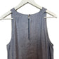 Theory Adlerdale Linen Blend Shift Dress Light Blue Sleeveless 8