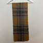 Vintage 1970s Christian Dior Plaid Scarf Brown Grey Burgundy