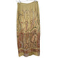 Vintage Carlisle Silk Matching Set Tank Top and Midi Skirt Silk Paisley 6