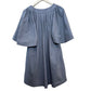 Pomander Place Finley Flutter Sleeve Dress Tuckernuck Blue Cotton Medium
