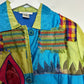 Vintage 90s Silk Jacket Minnie's Closet Butterfly Embroidered Patchwork Medium