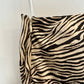 L'Academie Layla Black & Tan Tiger Print Mini Dress Revolve Satin One Shoulder Small