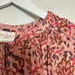 Natalie Martin Stevie Dress Drop Waist Floral Pink Red Boho Dahlia Pink XS