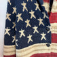 Polo Ralph Lauren American Flag Cardigan Sweater Chunky Knit Shawl Collar USA