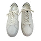 J.Crew Saturday Sneakers Leather with Suede Detail White Grey 10