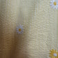 Vintage 90s Talbots Seersucker Daisy Dress Shift Yellow Floral Embroidered Cotton 6