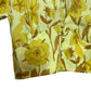 Urban Outfitters Eden Crepe Yellow Cropped Top Button Down Yellow Floral Small