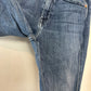 AYR The Shade Jeans Denim Cropped Blue Kick Flare Ankle Stretch High Rise 25