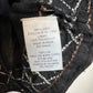 Vintage Y2K 90s Nanette Lepore Linen Blouse Peplum Black Embroidered 2