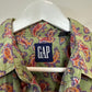 Vintage 90s Gap Paisley Short Sleeve Button Up Collared Shirt Casual Cotton Large