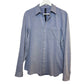 Lululemon Commission Shirt Long Sleeve Button Up Collared Classic Blue Medium