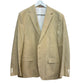 Tommy Hilfiger Single Breasted Two Button Sport Coat Blazer Cotton Tan 44R