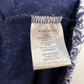 Tyler Boe Kristen Knit Dress Blue and White Short Sleeve Mini Medium