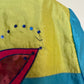 Vintage 90s Silk Jacket Minnie's Closet Butterfly Embroidered Patchwork Medium