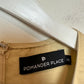 Tuckernuck Pomander Place Camilla Blouse Khaki Puff Sleeve Tan XS