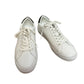 J.Crew Saturday Sneakers Leather with Suede Detail White Grey 10