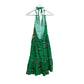 NWT Eva Franco Trixie Dress Pickwick Halter Cotton Blend Green 8