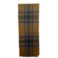 Vintage 1970s Christian Dior Plaid Scarf Brown Grey Burgundy