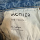 Mother Superor The Tomcat The Confession High Rise Straight Button Fly Distressed 27