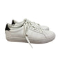 J.Crew Saturday Sneakers Leather with Suede Detail White Grey 10