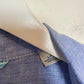 Tommy Bahama Linen Shirt Button Down Collared Relax Blue Long Sleeve Large