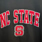 NC State Sweatshirt Crewneck Black Red Pullover Logo Embroidered Stadium Large