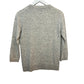 Talbots Pure Cashmere Gray Speckled 3/4 Long Sleeves Crew Pullover XS