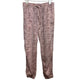 Anthropologie Orana Printed Jogger Pants Pink Snake Drawstring XS