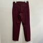 Spanx SPANXsmooth PerfectFit Ponte Slim Straight Pant Burgundy Red Medium High Rise Petite