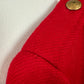 Brooks Brothers Blazer Jacket and Matching Vest Set Red Wool Silk Italy 8