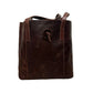 Montana Hudson Savannah Handcrafted Leather Tote Bag Purse Brown