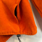 Vintage 90s J. Crew Fleece Pullover Pumpkin Orange Made in the USA XL