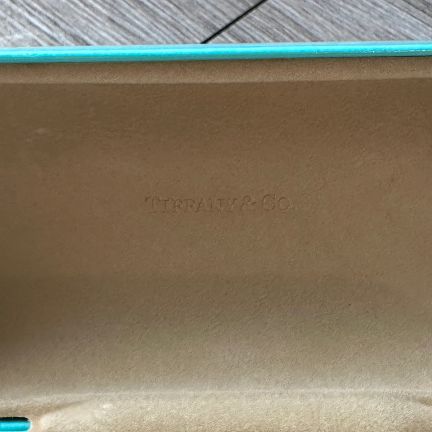 Tiffany & Co Sunglasses Case Hard Shell Hardcase Clamshell Blue