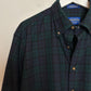 Pendleton Blackwatch Tartan Plaid Wool Shirt Button Down Collared Sir Pendleton Large