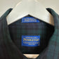 Pendleton Blackwatch Tartan Plaid Wool Shirt Button Down Collared Sir Pendleton Large