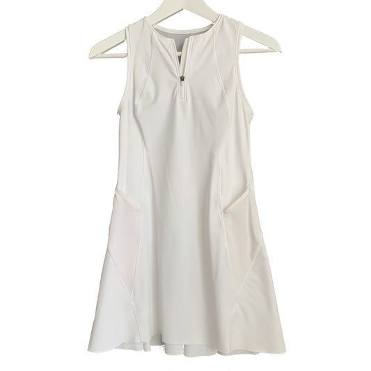 Athleta Match Point White Tennis Dress XS Petite