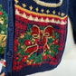 Vintage Christmas Chunky Knit Cardigan Sweater